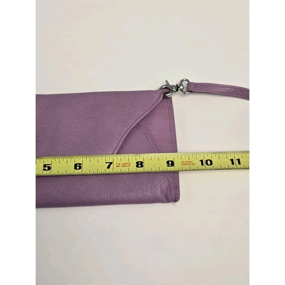 Pink 100% Genuine Leather RFID Protected Women's Multipurpose Wallet 9